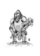 Gorillaman - Half Page