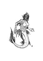Mermaid - Half Page