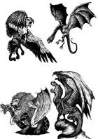 Winged - Stock Art