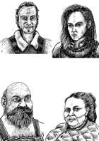 Busts 11 - Stock Art