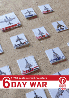 Aircraft counters 1:700 6 Day War