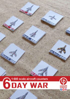 Aircraft counters 1:600 6 Day War