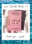 Island Time Wellness Love Oracle Cards 2 Tarot Size Pink