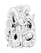 Character Art - Great Old One Warlock - RPG Stock Art