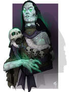 Spot Art - Necromancer - RPG Stock Art