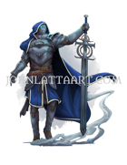 Character Art - Warforged Cleric - RPG Stock Art