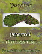 Dynamic Hills: Pedestal Outcropping