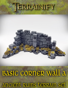 Ancient Ruins: Basic Corner Wall A