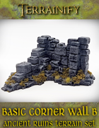 Ancient Ruins: Basic Corner Wall B