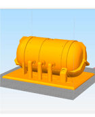 28mm Scale Chemical Storage Tank