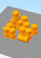 28mm Scale Scatter Scenery Barrels