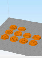 32mm Lava / Cracked Earth Bases