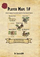 Adventure Bundle 1# Printable Player Maps