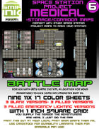 9 sheet BATTLEMAP space station set 6 medical, storage