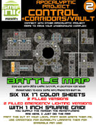 6 sheet BATTLEMAP apocalyptic set 2 control