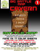 9 sheet BATTLEMAP BIG CAVERN