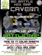 9 sheet BATTLEMAP HEX CAVERN