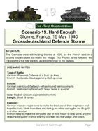 Scenario 19. Free Download to preview Blitzkrieg in the West 1940 Volume I 50 Wargame Scenarios French vs Germans