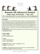 Scenario 125. Free Download to preview Blitzkrieg in the West 1940 Volume III 50 Wargame Scenarios Dutch vs Germans