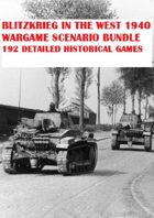 Wargame Bundle. Blitzkrieg in the West 1940. 192 Wargame Scenarios. 25% Saving!