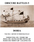 OBSCURE BATTLES 5 - DORIA - EXTRA MEDITERRANEAN EXPANSION SCENARIOS