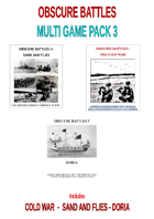MULTIGAMEPACK 3 "DORIA"AND "COLDWAR" AND "SAND AND FLIES"
