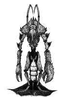 CRUSTACEAN MAN -Stock art