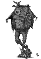 BABA YAGA HOUSE - Stock art