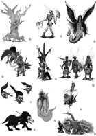 PROFANE CREATURES PACK - Stock art