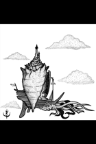 NAUTILOID (flying ship) - Stock art
