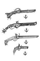 Weapons pack - Pistols 1 - Stock Art
