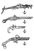 Weapons pack - Pistols 2 - Stock Art