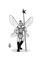 SPRITE (warrior fairy) - Stock art
