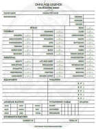 Dark Age: Legends - User-Friendly Character Sheets