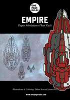 Empire Fleet Pack - Paper Miniatures