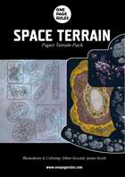 Space Terrain Pack - Paper Terrain