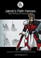 Jakob's Path Heroes Character Pack - Paper Miniatures