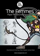 The Femmes Gang Pack - Paper Miniatures