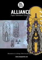 Alliance Fleet Pack - Paper Miniatures