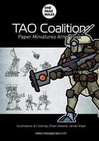 TAO Coalition Army Pack - Paper Miniatures