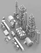 Infrastructure & Objectives Pack 02 (STL Pack)