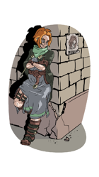 Human Rogue Girl - Stock Art