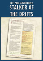 Stalker of the Drifts - A One Page Adventure for 6th Level