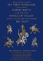 Wings of Valley 100BC-100AD. Roman legions. 28mm paper soldiers.