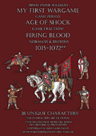 Firing Blood. Normans & Bretons 1015-1072. 28mm paper soldiers.