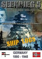 SEEKRIEG 5 Ship Logs - Germany 1880-1945
