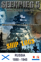 SEEKRIEG 5 Ship Logs - Russia 1880-1945