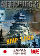 SEEKRIEG 5 Ship Logs - Japan 1880-1945
