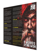 A Wizard's Dying Wish, A Third-Party Mörk Borg Brochure
