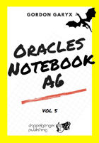 Oracles Notebook A6 + fillable PDF vol.5 (SOLO)